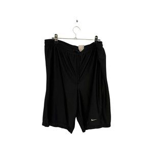 Black Nike Vintage Bball Basketball Dazzle Shorts (Size Large) Used